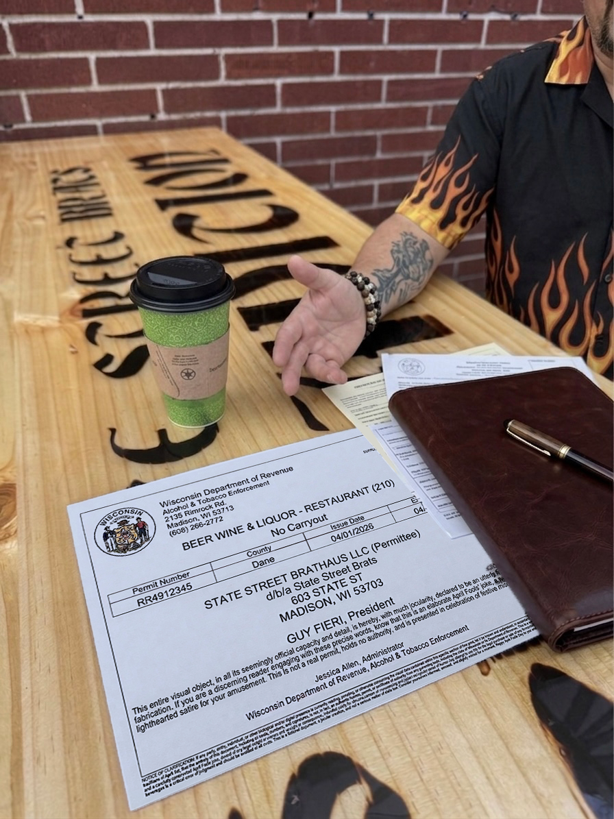 State Street Brats - Guy Fieri - Signing - April Fools 2026